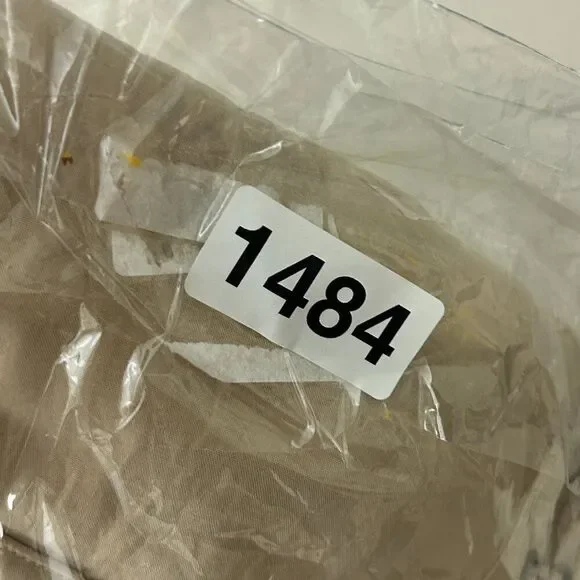 LRL Ralph Lauren ladies Lace up Blouse Large brown capsule career button front - Picture 10 of 11